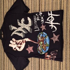 TRAVIS SCOTT Utopia Tour 2023 Laflame NYC Limited Edition Sz M Mens T Shirt EUC‎